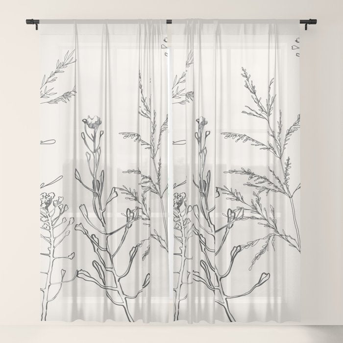 Minimalist Grass 2 Window Curtain Gallery Image 21