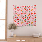 Cherry pattern Wall Tapestry Gallery Image 2
