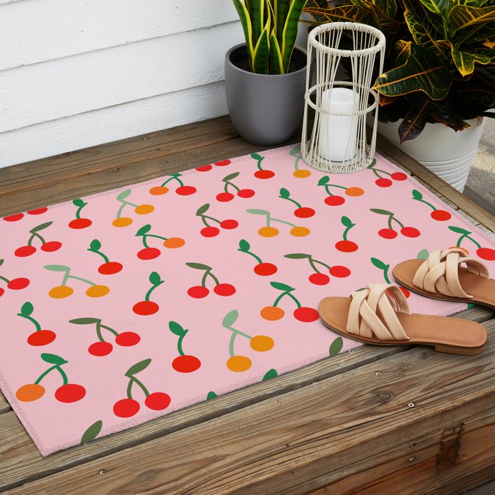 Cherry pattern Outdoor Rug Gallery Image 2