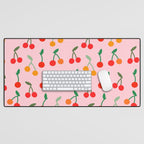 Cherry pattern Desk Mat Gallery Image 1