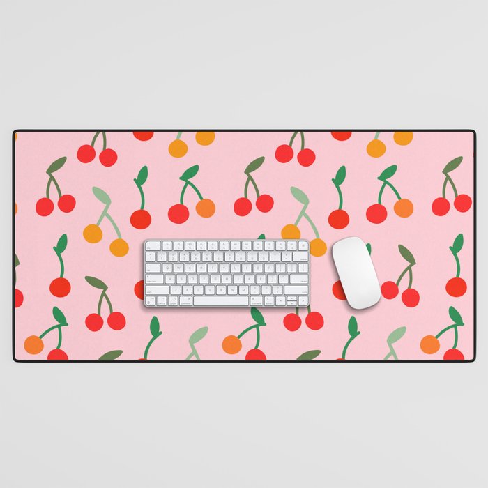 Cherry pattern Desk Mat Gallery Image 1