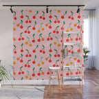 Cherry pattern Wall Mural Gallery Image 1