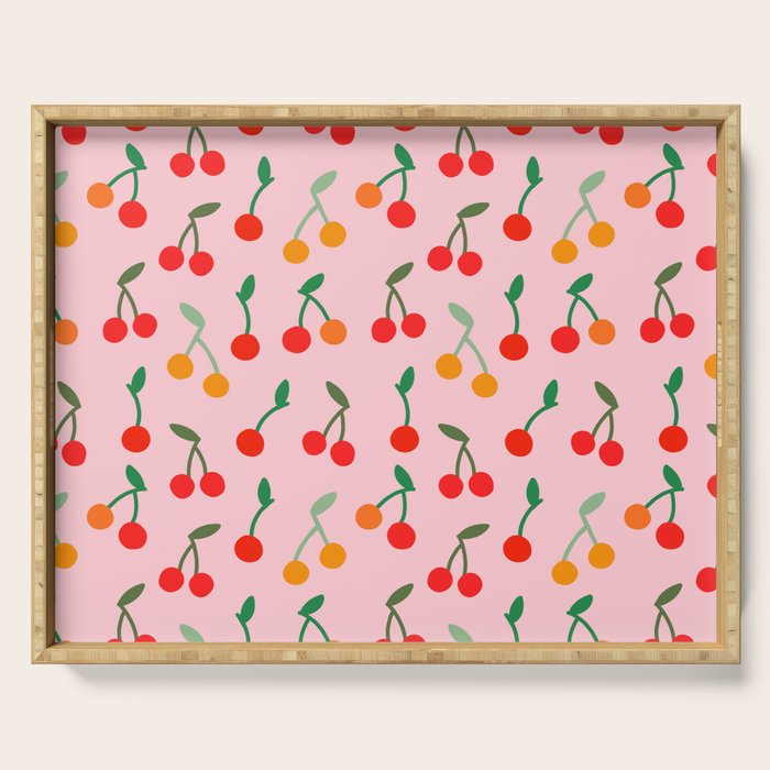 Cherry pattern Serving Tray Gallery Image 1