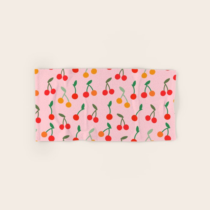 Cherry pattern Bath Towel Gallery Image 1