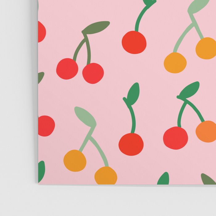 Cherry pattern Poster Gallery Image 3