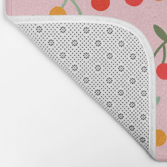 Cherry pattern Bath Mat Gallery Image 2