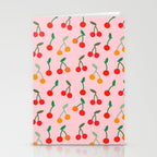 Cherry pattern Stationery Card Gallery Image 2
