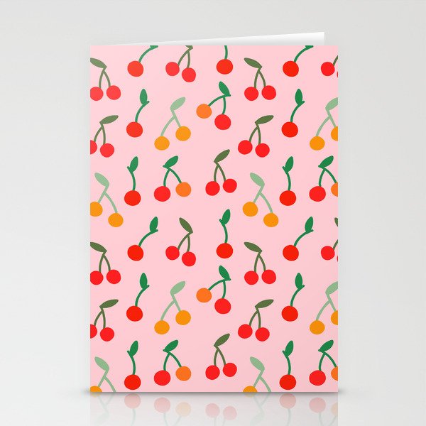 Cherry pattern Stationery Card Gallery Image 1