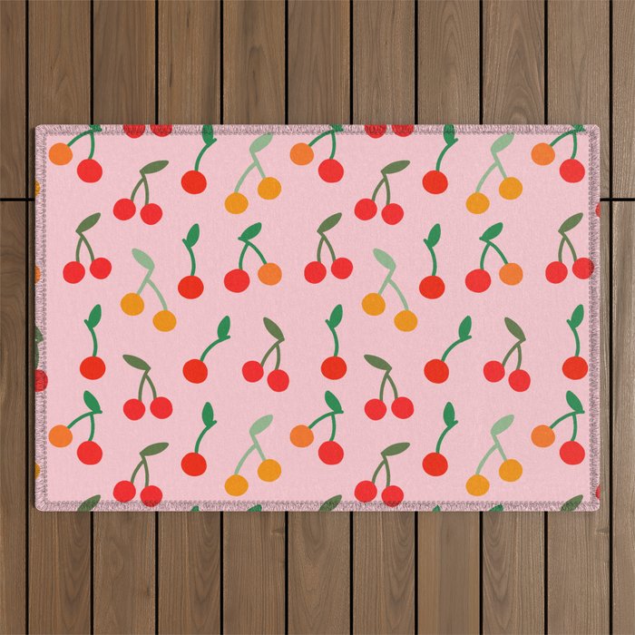 Cherry pattern Outdoor Rug Gallery Image 1