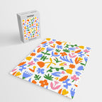 Colorful abstract flower art pattern Jigsaw Puzzle Gallery Image 2