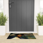 African American Woman with a Parasol still life Impressionism portrait painting Welcome Mat Gallery Image 3