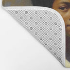 African American Woman with a Parasol still life Impressionism portrait painting Bath Mat Gallery Image 2