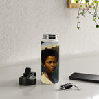 African American Woman with a Parasol still life Impressionism portrait painting Water Bottle Gallery Image 4