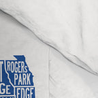 Chicago Neighborhood Map in Blue Comforter Gallery Image 4