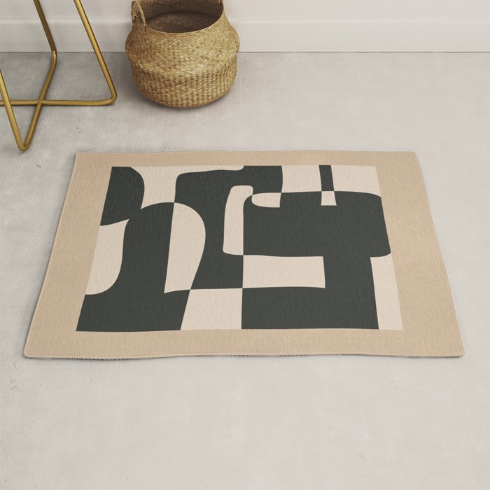 Modern Abstract Minimal Art 3 Rug Gallery Image 1