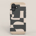 Modern Abstract Minimal Art 3 iPhone Case Gallery Image 1