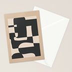 Modern Abstract Minimal Art 3 Stationery Card Gallery Image 2