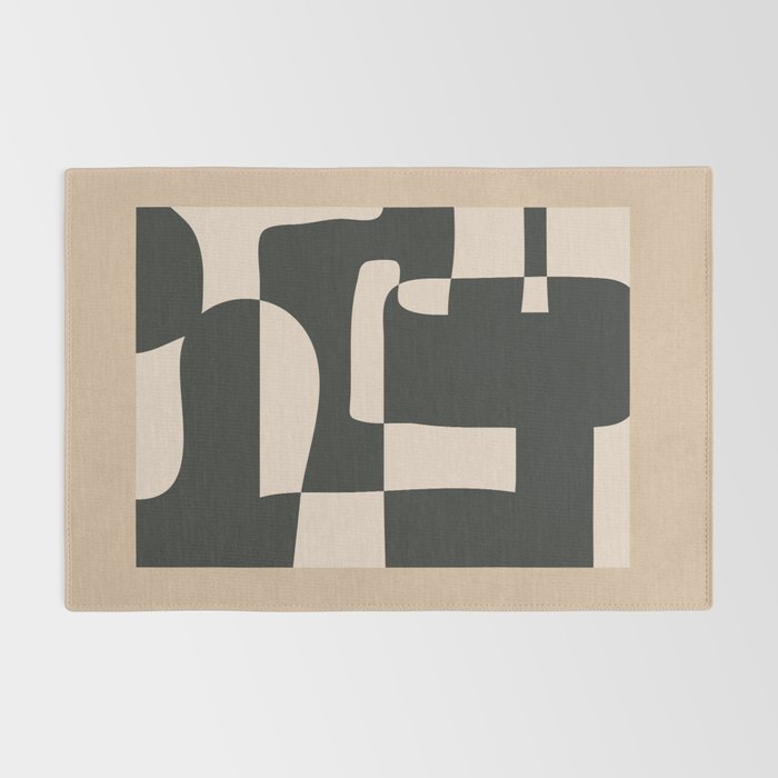 Modern Abstract Minimal Art 3 Rug Gallery Image 2