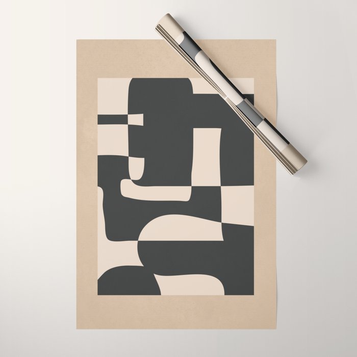 Modern Abstract Minimal Art 3 Wrapping Paper Gallery Image 1
