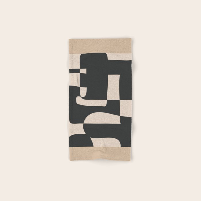 Modern Abstract Minimal Art 3 Bath Towel Gallery Image 1