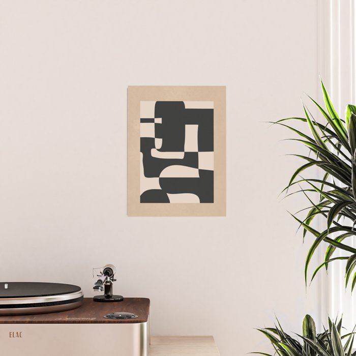 Modern Abstract Minimal Art 3 Poster Gallery Image 2