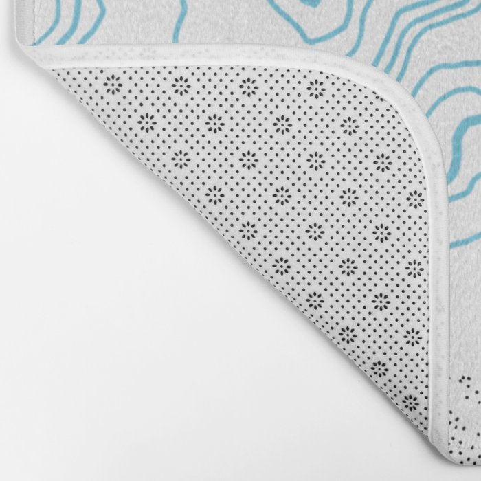 Atlas - NOODDOODs Blue Bath Mat Gallery Image 2