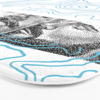 Atlas - NOODDOODs Blue Bath Mat Gallery Image 3