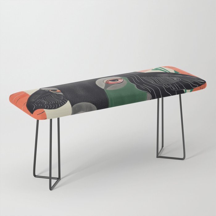 Floral Ram Bench Gallery Image 1