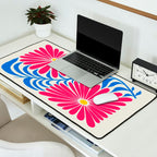Viva Magenta Daisies Desk Mat Gallery Image 2