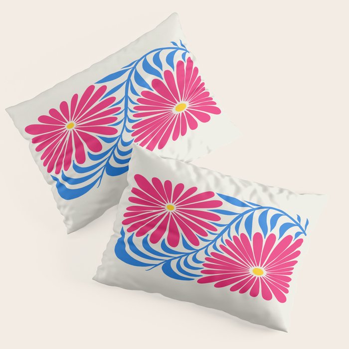 Viva Magenta Daisies Pillow Sham Gallery Image 3
