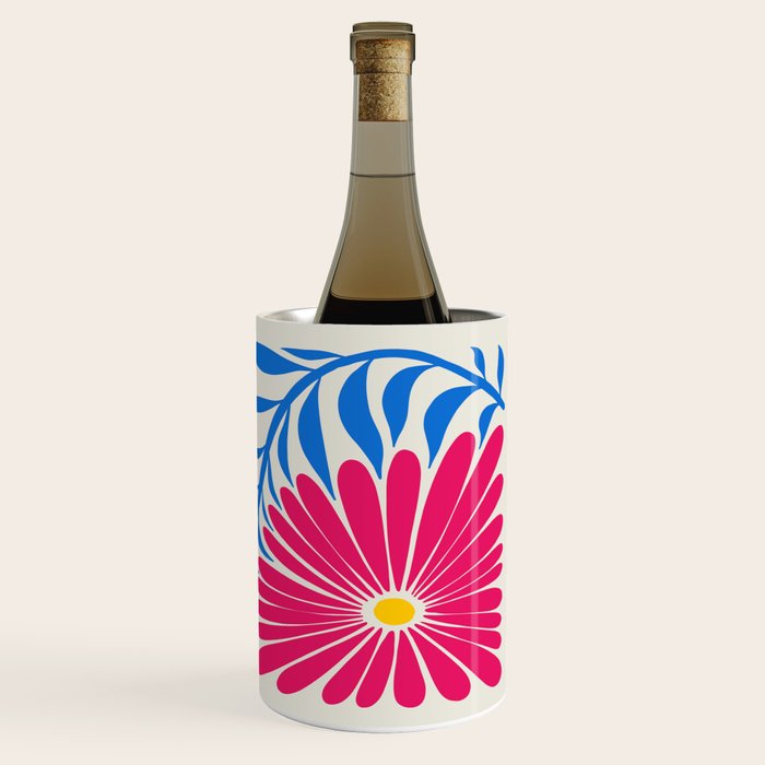 Viva Magenta Daisies Wine Chiller Gallery Image 3