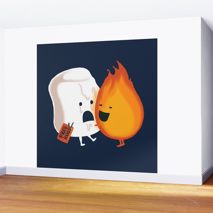 Friendly Fire Wall Mural Gallery Image 2