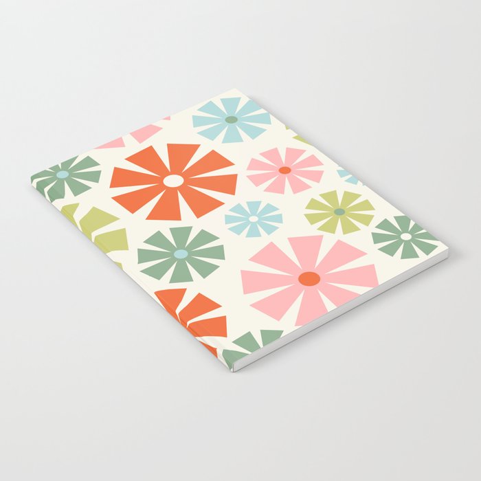 Retro Pinwheel Snowflakes - Holiday Colors Notebook Gallery Image 2