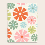 Retro Pinwheel Snowflakes - Holiday Colors Notebook Gallery Image 4