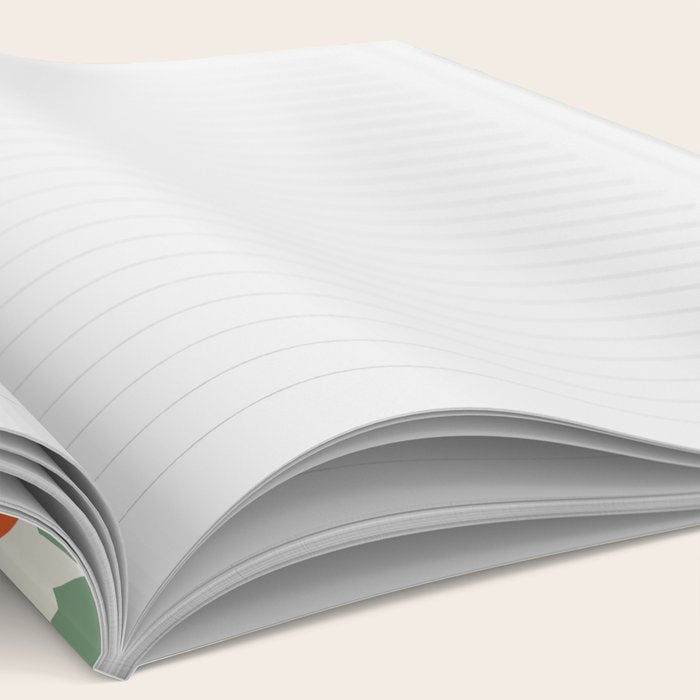 Retro Pinwheel Snowflakes - Holiday Colors Notebook Gallery Image 2