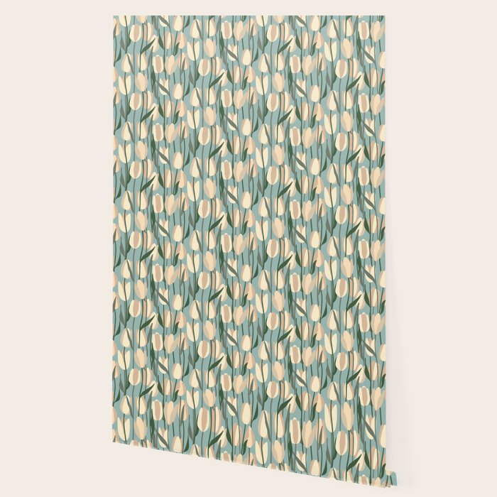 Flower Market Amsterdam - Matisse Inspired Wallpaper Gallery Image 2