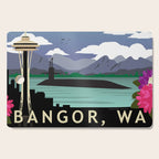 Bangor, WA - Submarine Homeport Cutting Board Gallery Image 1