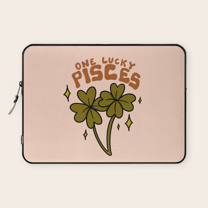 One Lucky Pisces Laptop Sleeve Gallery Image 1
