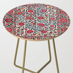 Shakhrisyabz Suzani Southwest Uzbekistan Rug Print Side Table Gallery Image 2
