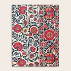 Shakhrisyabz Suzani Southwest Uzbekistan Rug Print Notebook Gallery Image 4