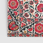 Shakhrisyabz Suzani Southwest Uzbekistan Rug Print Poster Gallery Image 3
