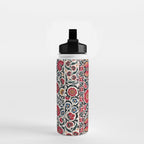 Shakhrisyabz Suzani Southwest Uzbekistan Rug Print Water Bottle Gallery Image 2