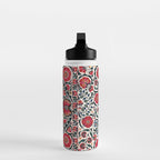 Shakhrisyabz Suzani Southwest Uzbekistan Rug Print Water Bottle Gallery Image 3