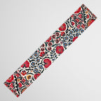 Shakhrisyabz Suzani Southwest Uzbekistan Rug Print Table Runner Gallery Image 3