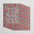 Shakhrisyabz Suzani Southwest Uzbekistan Rug Print Wrapping Paper Gallery Image 3