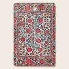 Shakhrisyabz Suzani Southwest Uzbekistan Rug Print Cutting Board Gallery Image 1