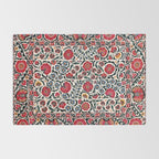 Shakhrisyabz Suzani Southwest Uzbekistan Rug Print Rug Gallery Image 2