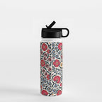 Shakhrisyabz Suzani Southwest Uzbekistan Rug Print Water Bottle Gallery Image 1