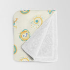 Pastel space pattern Throw Blanket Gallery Image 3