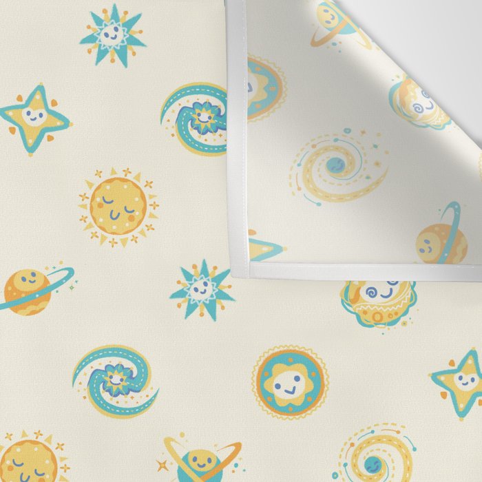 Pastel space pattern Wall Tapestry Gallery Image 3